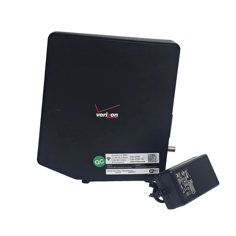 Verizon Fios G1100‎ Quantum Gateway Dual Band Wi-Fi AC1750 Router/Adapter Bundle